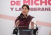 Gaby Molina resalta avances de la 4T en Uruapan