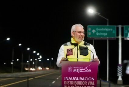 Bedolla abre circulación del distribuidor vial de Tacícuaro Bedolla abre circulación del distribuidor vial de Tacícuaro