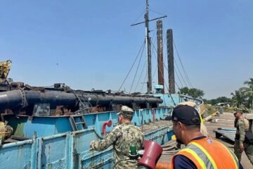 Crearán arrecife artificial con el hundimiento de dos ex dragas donadas por la Marina