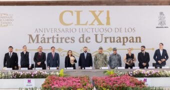 Encabeza Raúl Zepeda ceremonia por el 161 aniversario luctuoso de los Mártires de Uruapan