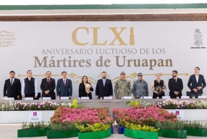 Encabeza Raúl Zepeda ceremonia por el 161 aniversario luctuoso de los Mártires de Uruapan